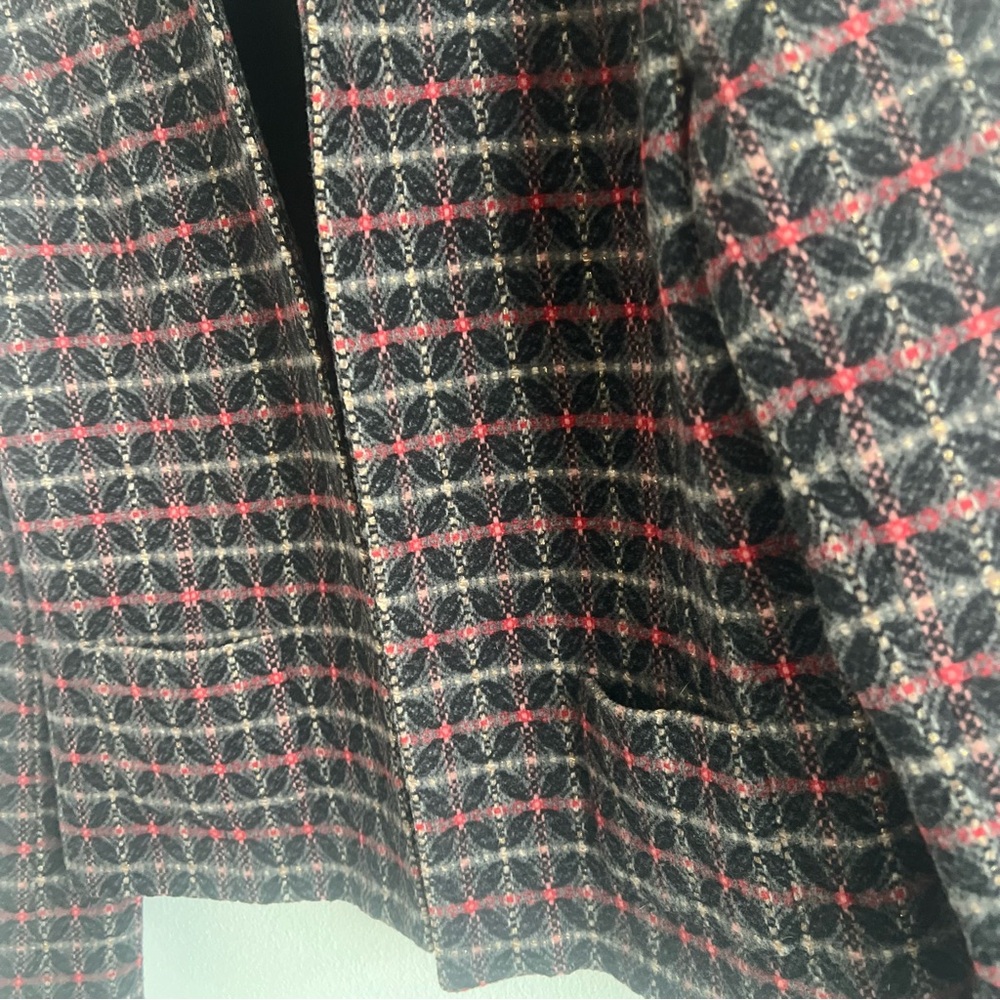 Pendleton Wool Cashmere Plaid Cropped Blazer Jack… - image 2